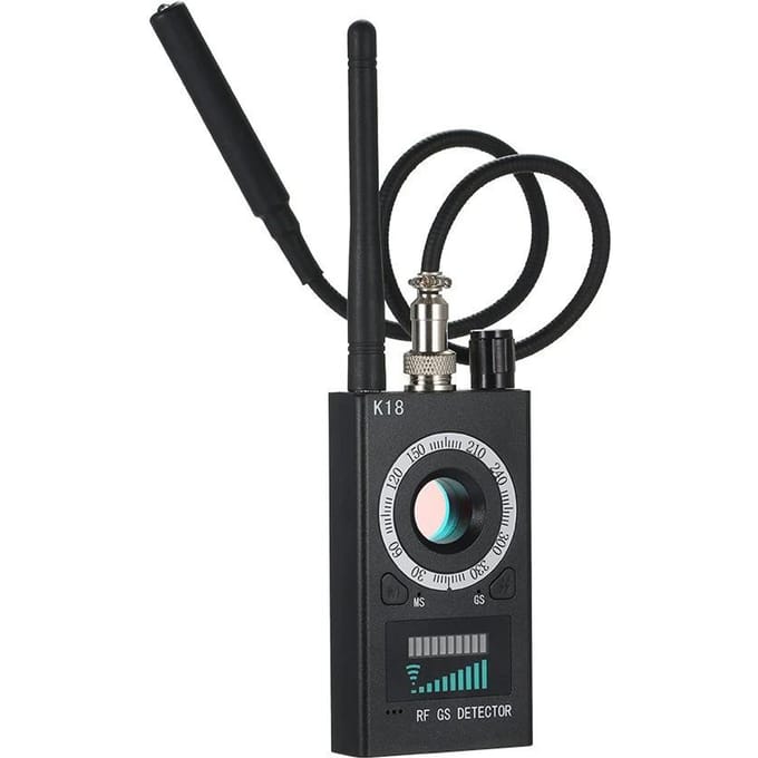 K18 Anti Candid Camera Detector Bug Gadgets Afluisterzoeker GPS-signaal Lens RF Spy Tracker Detecteer Multifunctioneel Anti Camera US Plug