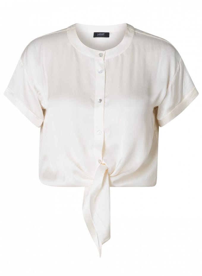 YEST CURVE Wassila Tops - Natural White - maat X-0(44)