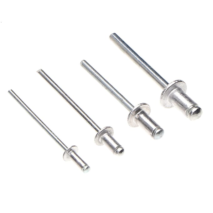 Ensemble de riveteuse robuste 200 pièces Main 2.4 3.2 4.0 4.8mm Rivet G un Kit Ensemble Assortiment Rivets Aluminium Outil pour P lastique
