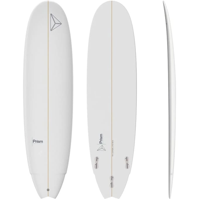 Surfplank Prism Surfboards Fish Essential Series FCS 2 7'4