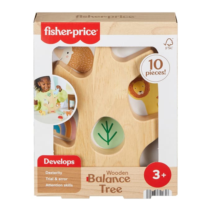 Fisher Price Houten Balanceer Boom