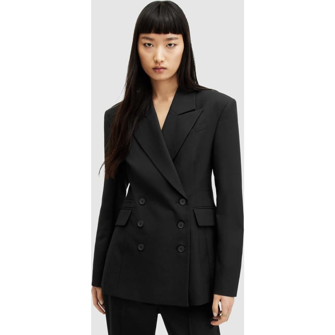 AllSaints Sevenh Blazer Black Taglia: 2 | Blazers Outlet | Donna | Nero