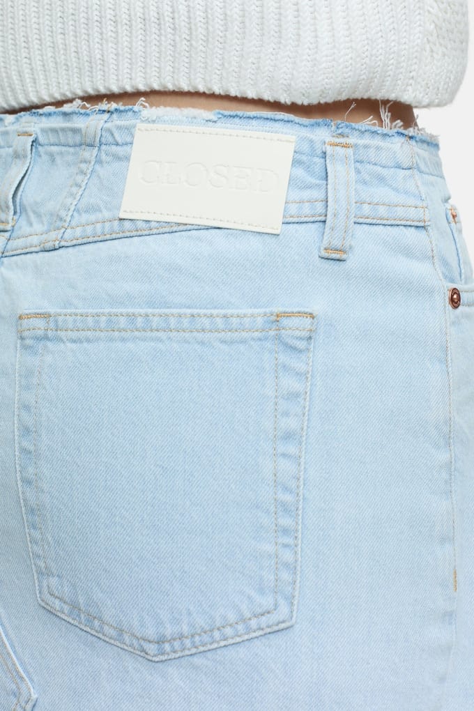 Closed Long 5-pocket Skirt Light Blue Größe: W29 | Maxiröcke Outlet | Damen | Blau