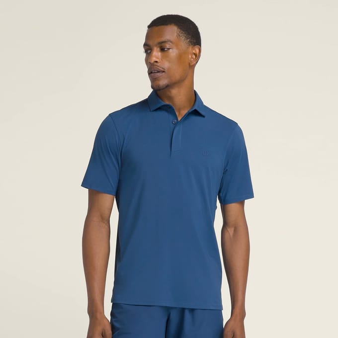 Wilson League Polo Heren-Blauw