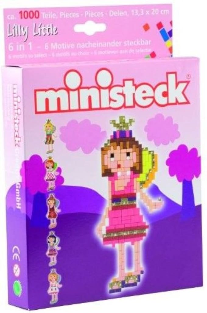 Ministeck little girl 6 motieven.