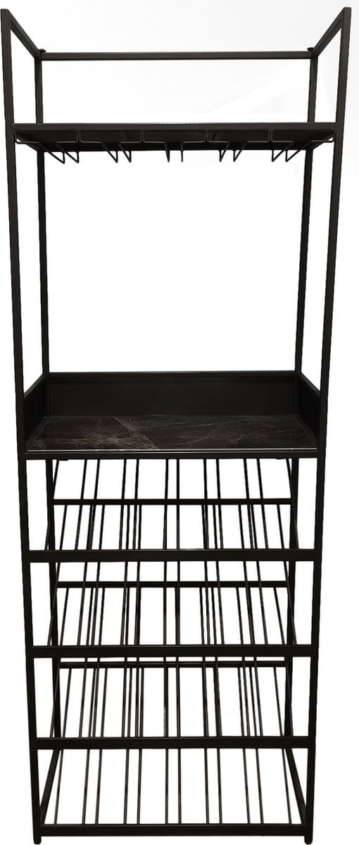 PTMD - Wijnrek Arto - Grijs - 65x35x180cm