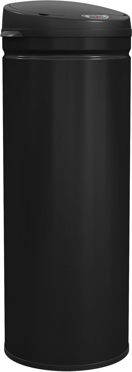 4goodz Sensorprullenbak Rond 50 liter - Zwart
