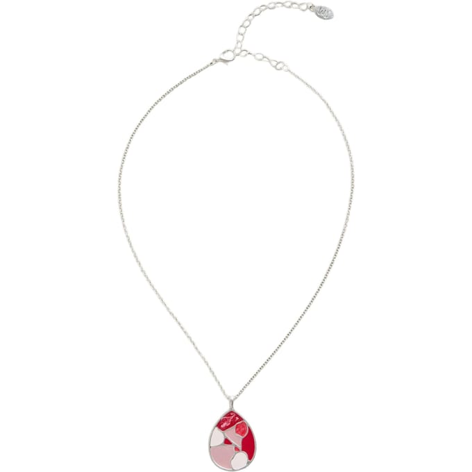 White Stuff Mosaic Tile Drop Necklace Pink Multi Taglia: OS | Collane Outlet | Uomo | Rosa