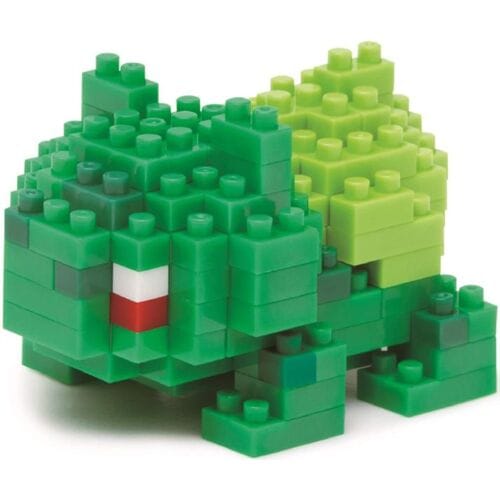 Bandai - Nanoblock - Bulbasaur - Pokémon - Mini Brick Figuur - Bouwset - Bulbasaur Bulbasaur Figuur Bouwpakket in Pixel - NBPM003