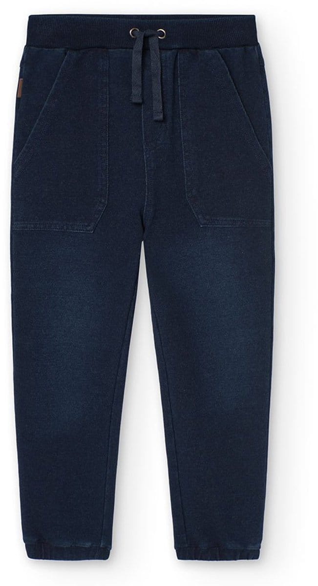 Boboli Fleece Denim Broek Blauw 7 Years Kinderen