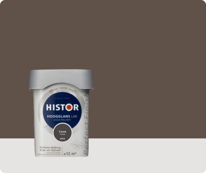 Histor Perfect Finish Lak Hoogglans 0,75 liter - Cacao