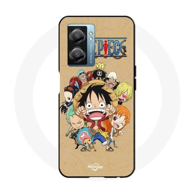 Oppo A77 5G Case Geanimeerde Manga Strohoed Crew uit één stuk