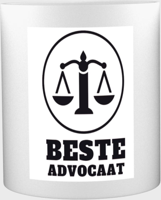 Beste advocaat Mok met opdruk - beste advocaat - collega - cadeau - 350 ML inhoud