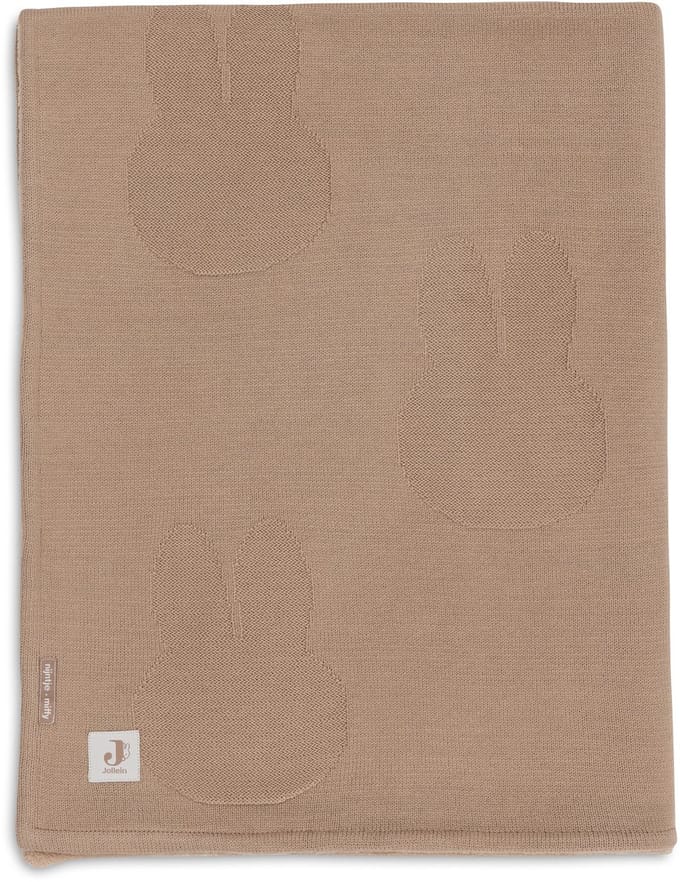 Jollein Baby Deken Wieg - 75x100cm - Miffy - Biscuit/Velvet