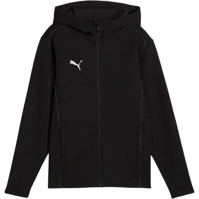 Puma Kinder/Kids TeamFINAL Casuals Jas met capuchon (Zwart)