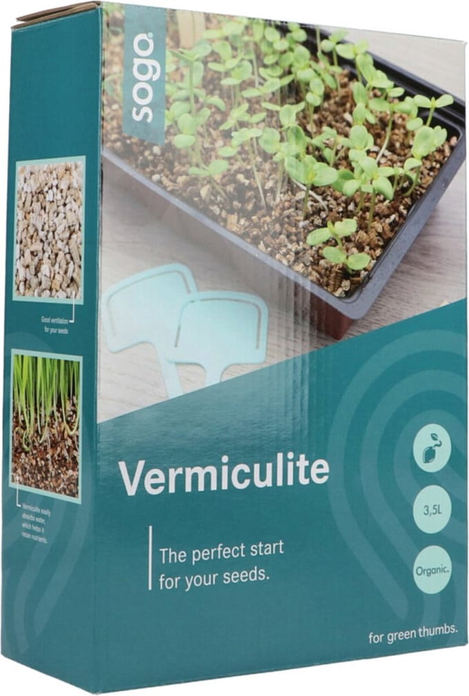 SOGO Vermiculiet Potgrond in Doos - 3,5 liter