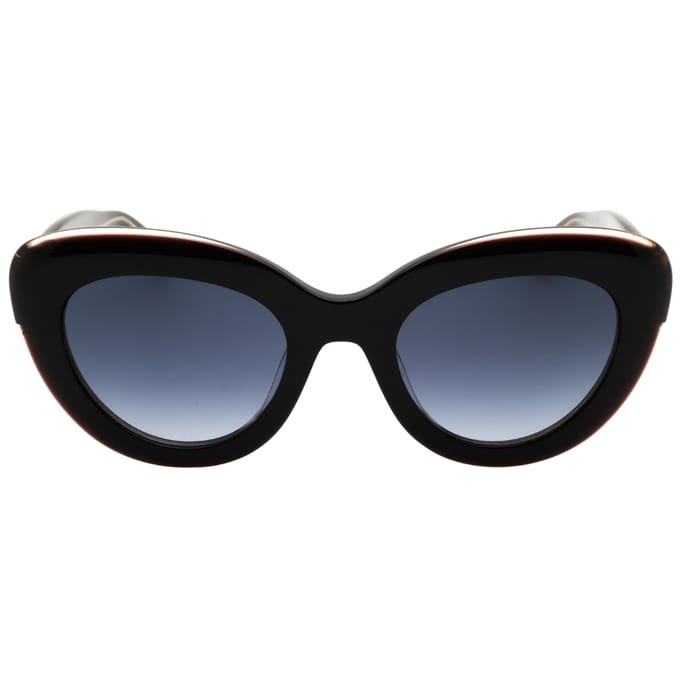 Kate Spade Zonnebril Met Roze Rand En Zwarte Accenten