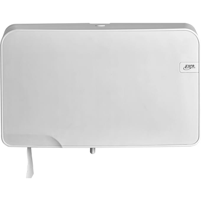 Toiletpapierdispenser Quartzline Q5 jumbo klein duo wit 441007