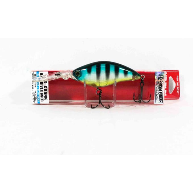 Yo Zuri Duel 3DS Crank Deep Diver 65 mm drijvend kunstaas F1158-HBG (9202) brown
