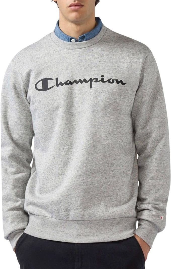 Champion Script Logo Crewneck Sweater Heren - Maat L