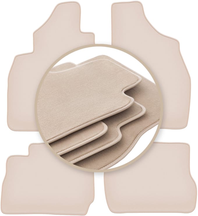 PREMIUM beige matten voor: Mitsubishi Pajero Pinin SUV 1999-2006