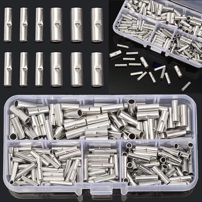 200 stks/doos niet-geïsoleerde stootconnectoren niet-geïsoleerde elektrische draad 200PCS