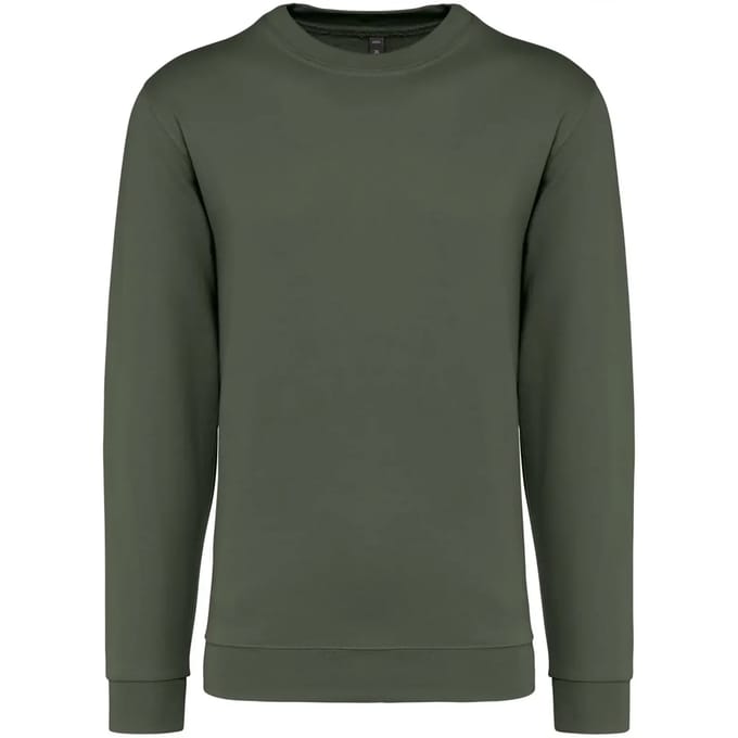 Sweater 'Crew Neck Sweatshirt' Kariban Collectie Basic+ XXL - Caper Green