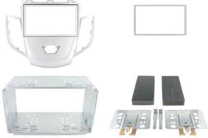 2-DIN FRAME Fiesta 2009-> Zonder Display Zilver