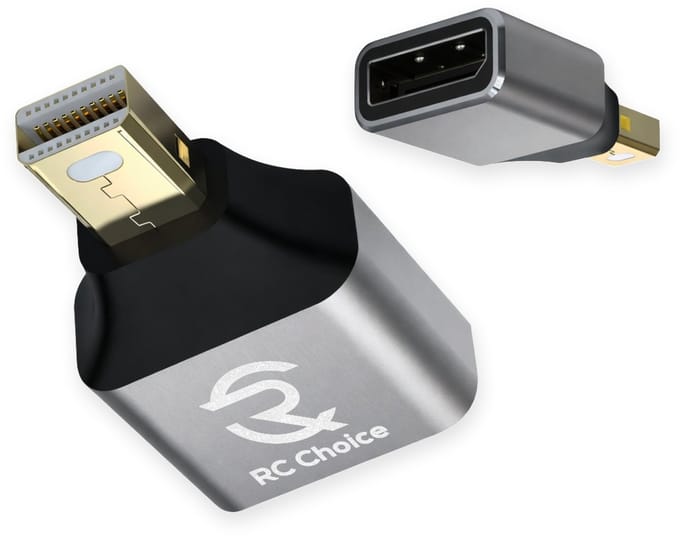 Mini DisplayPort naar DisplayPort Adapter - 4K 60Hz - Aluminium