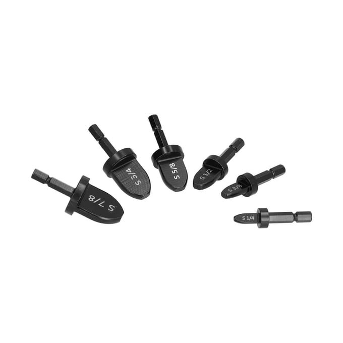 6 Stuks Buis Expander Set Zeskant Handvat Pijp Bördelen Boor Airconditioner Ruimer Accessoires