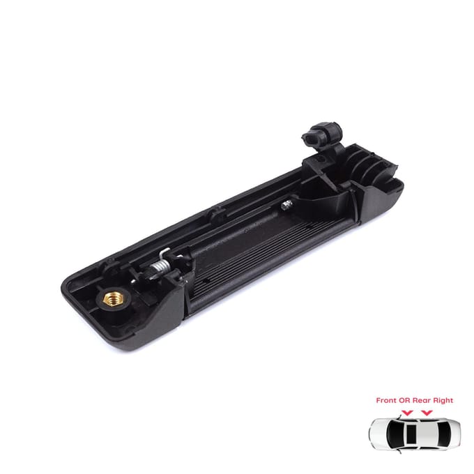 BDP1444-2 Rechter Buitendeurklink Zwart voor Renault 19 Super 5 Express Rapid Extra 7700793253