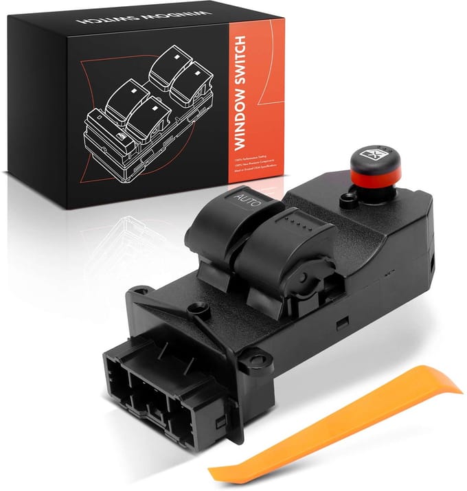 Frankberg 1x raamschakelaar voor links voor Honda Civic 2001-2005