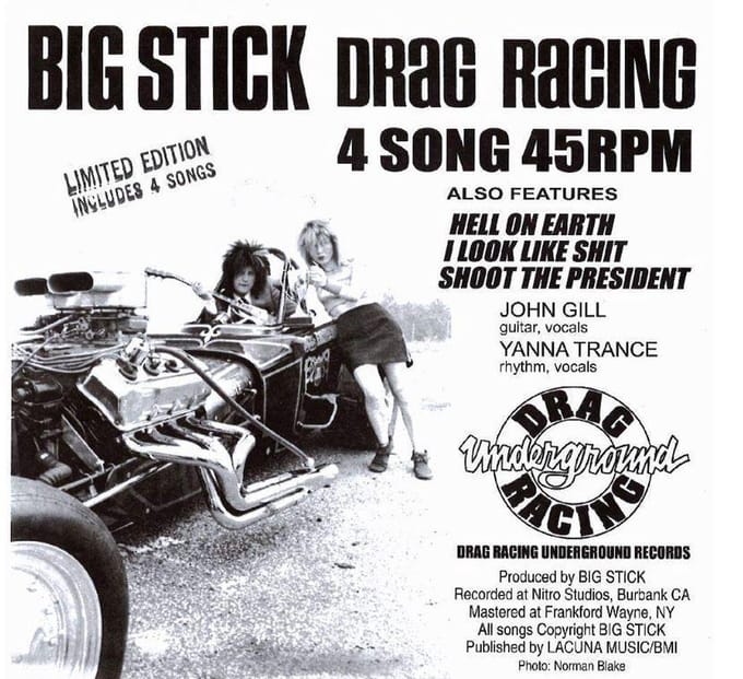 Big Stick - Drag Racing (7" Single) ( Limited Edition)