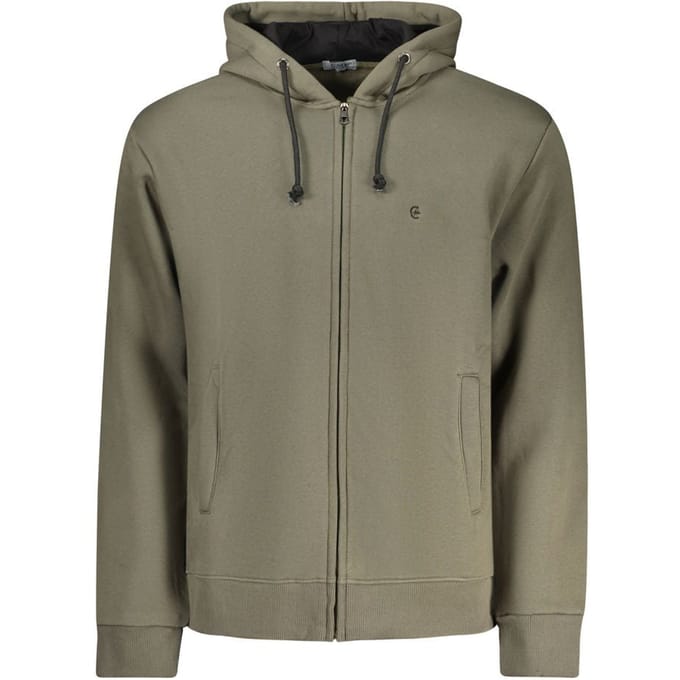Coveri Moving Groene Katoenen Heren Sweater