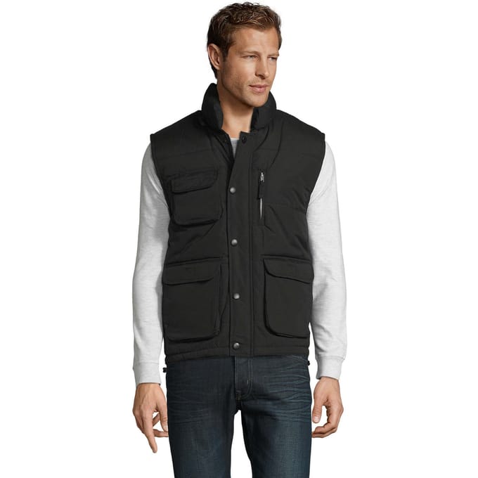 SOLS Viper Gilet voor volwassenen (Zwart)