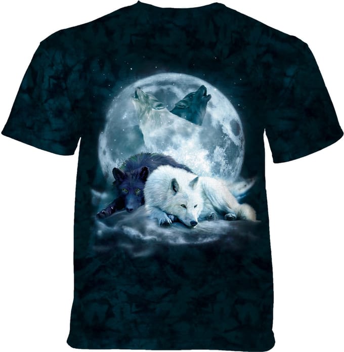 T-shirt Yin Yang Wolf Mates S