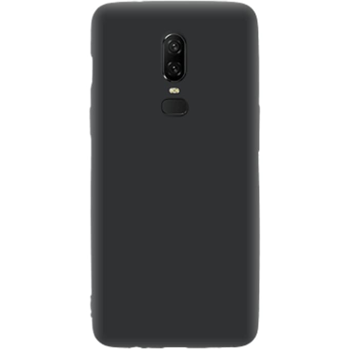 OnePlus 6 TPU Back Cover - Zwart