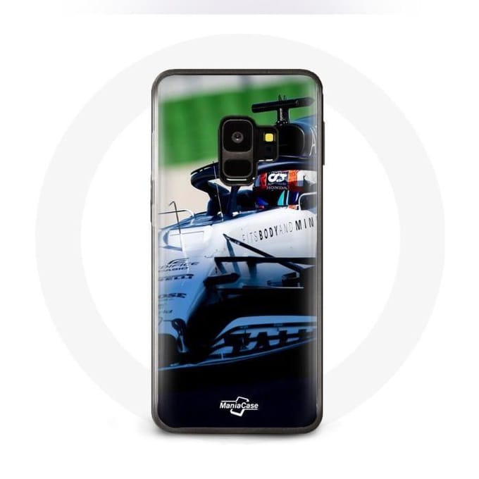 Case voor Samsung Galaxy S9 Plus Formule 1 Pierre Gasly F1 Driver Wit wit
