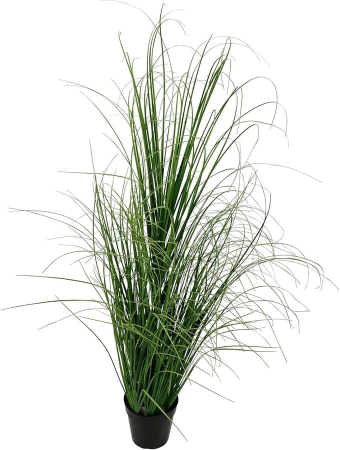Hoge Kunstmatige Siergrassen in Pot - Natuurgetrouwe Decoratie (122cm)