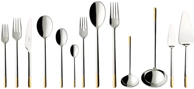 Villeroy & Boch Bestekset Ella - 113-delig / 12 personen - Verguld