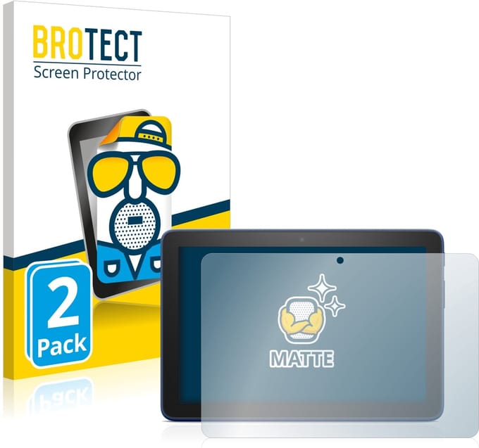 BROTECT - Screenprotector voor Amazon Fire HD 8 2022 - Folie Beschermfolie matte 2 Stuks