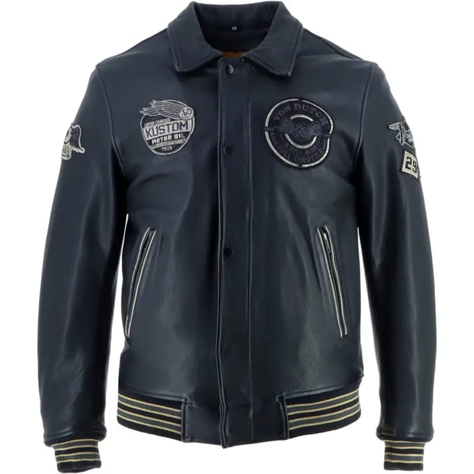 Motor leren jas Von Dutch Vd - Brooklyn