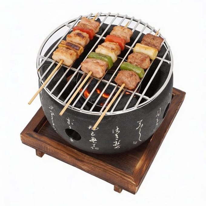 Store_9 - Japanse mini-BBQ-grill - Draagbare grill - Ideaal voor