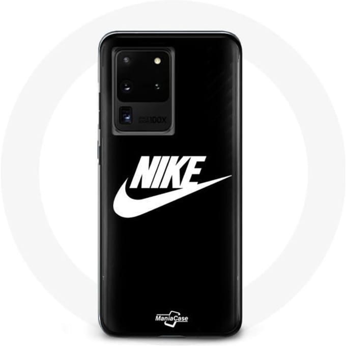 Coque - Nike - Samsung Galaxy S20 Ultra - Souple - Noir - Logo blanc blanc