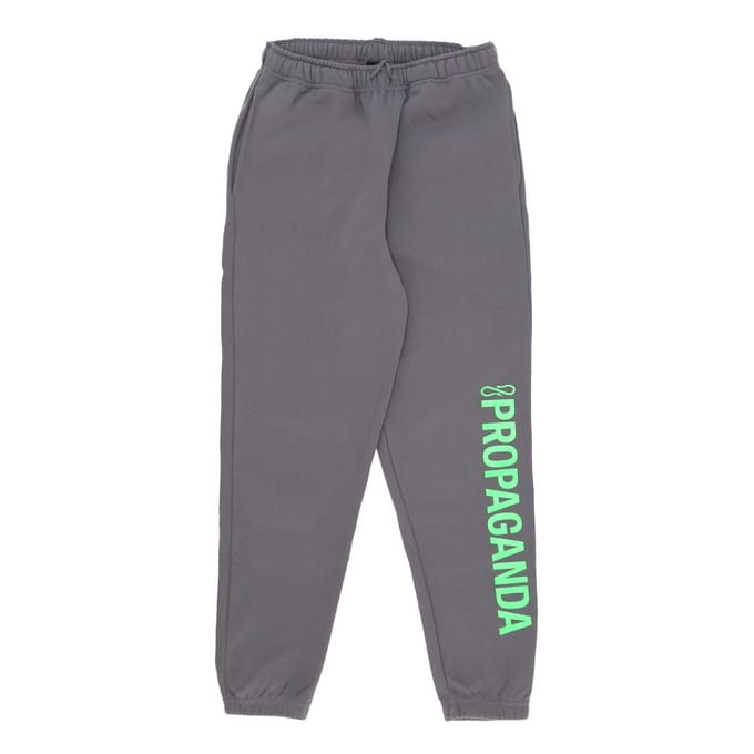 Heren joggingbroek trainingsbroek verticaal logo joggingbroek grijs