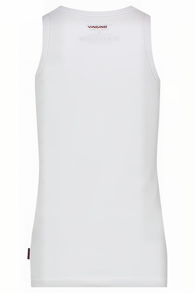 Vingino Singlet Boys Real White Taglia: S | T-shirt Outlet | Unisex | Bianco