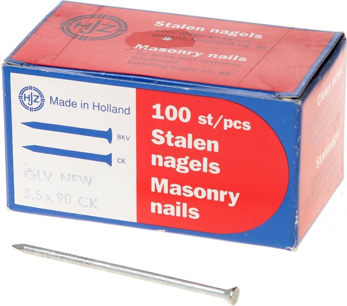 Hjz Stalen nagel 90 x 3.5mm