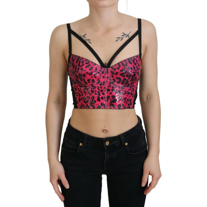 Leopardprint Korset Top Tsh83158