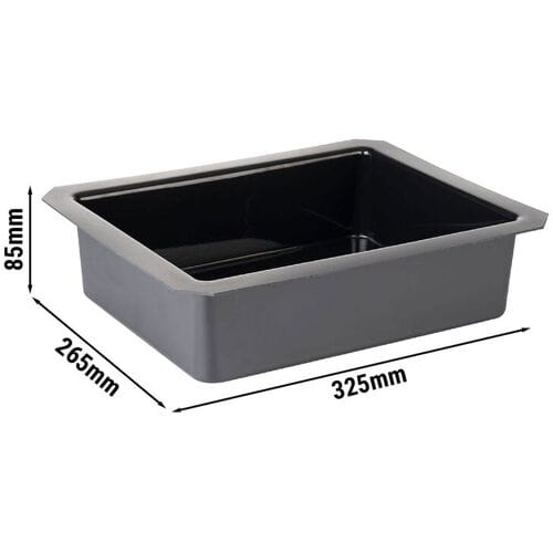 GGM Gastro (6 Stück) Polystyrol-Behälter GN 1/2 Einsatz - SUPERBOX - Höhe: 85mm