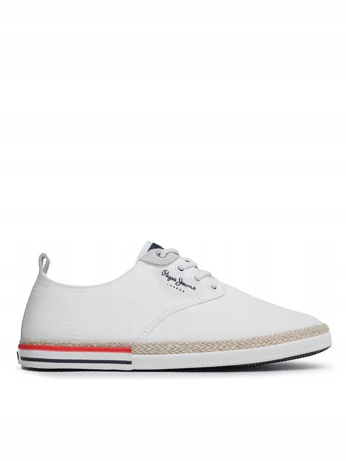 Pepe Jeans Sportschoenen Vetersluiting Wit Comfortabel 40 Awe white